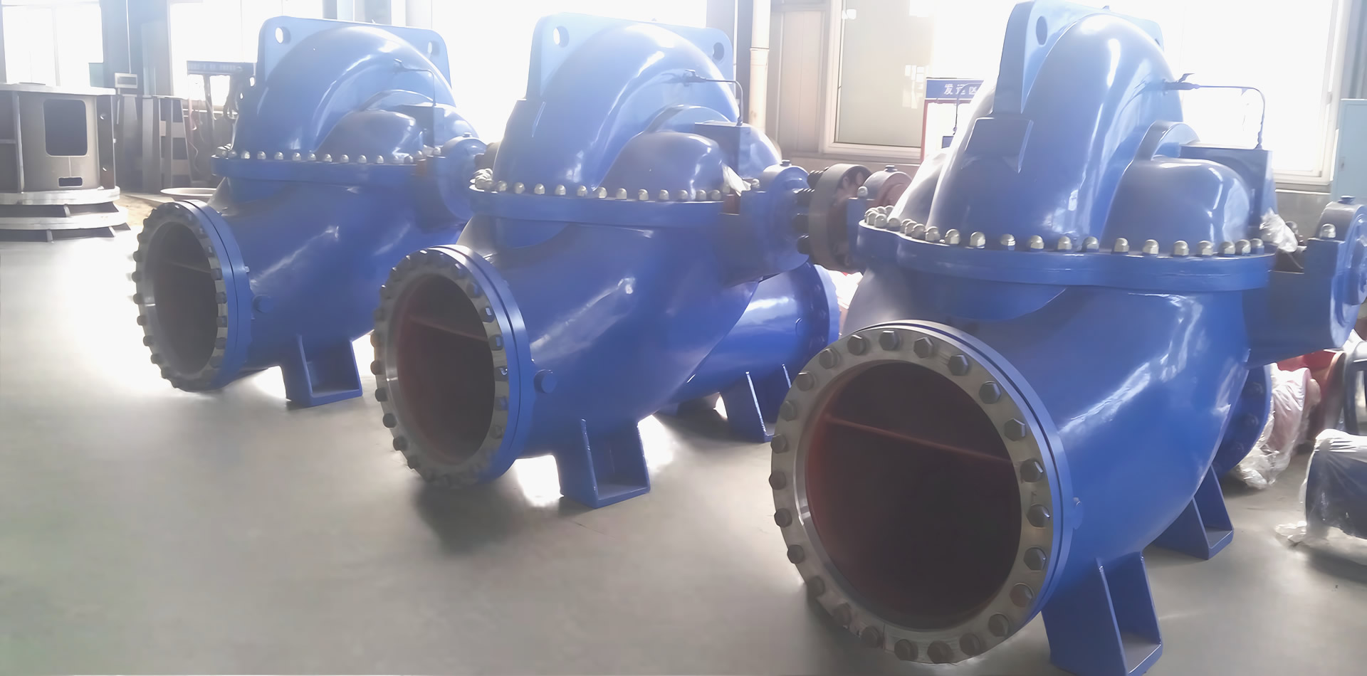 单级双吸中开式离心泵